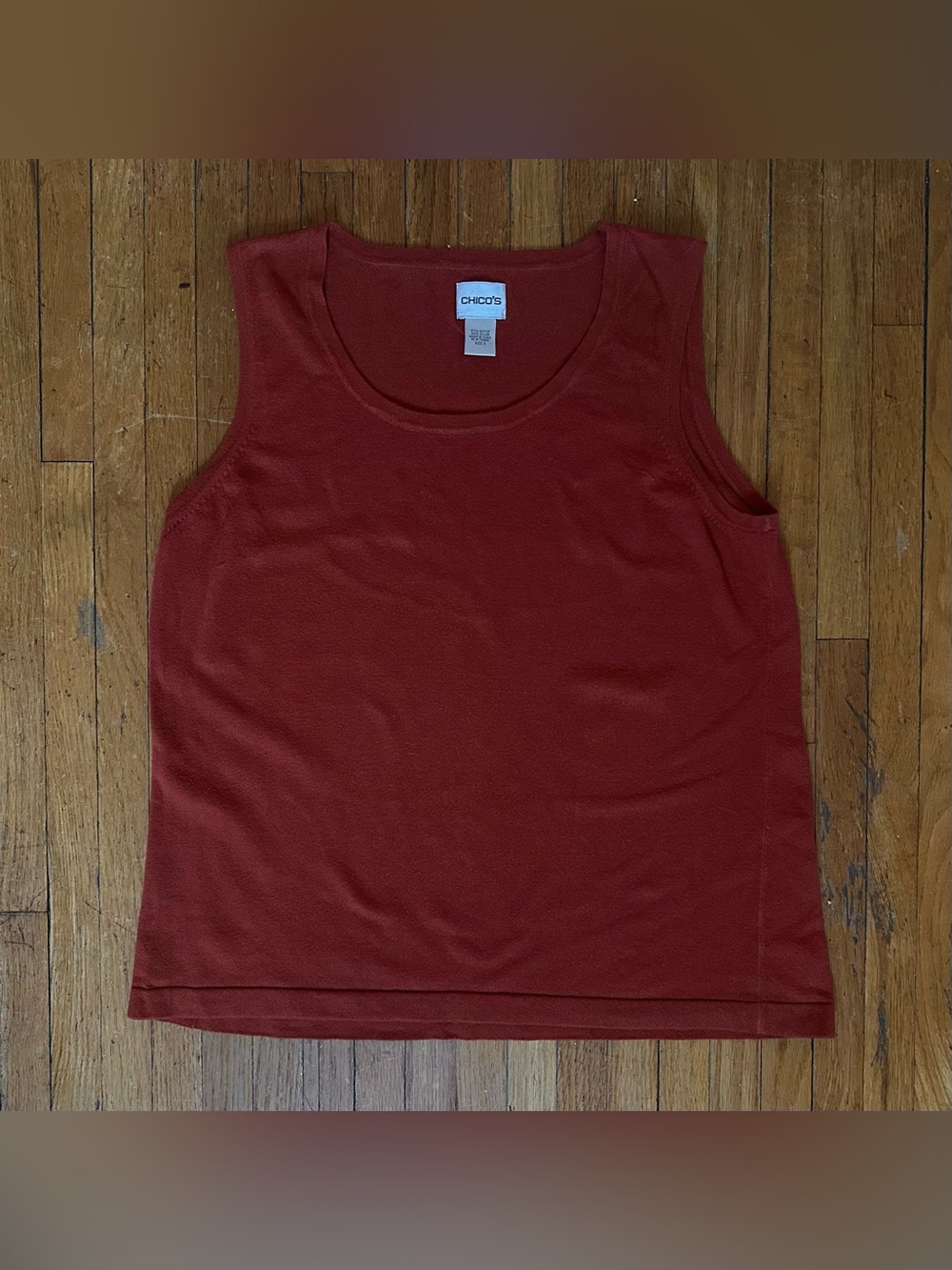 Chico's Women's Rust Tank Top